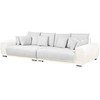 Beliani 4 vietų sofa TORPO šviesiai smėlio spalvos