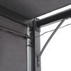 Beliani Lumarko Garden Paviljonas LED 310 x 310 cm tamsiai pilka PARGA!