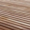 Beliani Rinkinys 6 krzeseł ogrodowych VIAREGGIO Drewno tekowe Ruda