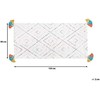 Beliani Shumee Shaggy kilimas 80 x 150 cm baltas KARTAL