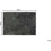 Beliani Šaggy kilimas 140 x 200 cm tamsiai pilkas EVREN