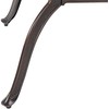 Beliani Metalo sodo lentelė 102 cm ruda SALENTO