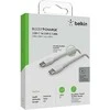 BELKIN BRAIDED USB-C TO USB-C CABLE,1M, Baltas