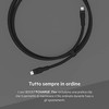 Belkin Flex Lightning/USB-C 15W 2m, mfi, 15W, juoda CAA009bt2MBK