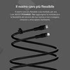 Belkin Flex Lightning/USB-C 15W 2m, mfi, 15W, juoda CAA009bt2MBK