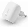 Įkroviklis buitinis Belkin Boost Charge 20W USB-C PD + USB-C to Lightning kabelis baltas