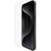 „Belkin ScreenForce UltraGlass“ su „iPhone 15 Pro Max“.