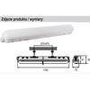 40W LED linijinis šviestuvas BALWIR, pilkas, 4000K, IP65