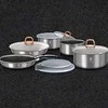 TITANO PUODŲ RINKINYS 12 Vnt. BERLINGER HAUS MOONLIGHT BH-6102