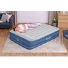 Pripučiamas čiužinys BESTWAY Tritech, pilka/mėlynas, 203 cm x 152 cm x 46 cm