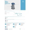 Bestway Flowclear Baseino siurblys su filtru, 3028 l/val.