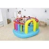 Bestway Fisher-Price Bouncetopia pritūpimo lėkštė su įmontuotu siurbliu, 85 kg, 3 metai, Įmontuotas oro siurblys, Įvairių spalvų, 10,1kg