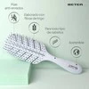 "Beter" natūralaus pluošto plaukų šepetys "Beter Detangling Natural Fiber Hair Žalias