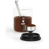 Waste-preventing glass coffee jar Bialetti