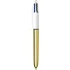 Bic tušinukas su blizgučiais, 4 spalvų, auksinis BIC (12 vnt.)
