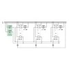 F&amp;F Bistable grupės siųstuvas 230V 10A 1 modulis - BIS-412