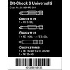 Grąžtas WERA Bit-Check 6 universalus 2