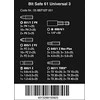 61 dalies sukimo antgalių rinkinys WERA Bit-Safe 61 Universal 3