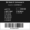 WERA Bit-Safe 61 universalus 4