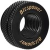 Bitspower korpuso pralaidumo jungtis, tiesi, G1/4 colio IG į G1/4 colio IG – juoda matinė