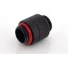 Bitspower adapteris, tiesus, G1/4 colio AG į G1/4 colio AG – pasukamas, juodos anglies spalvos