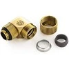 Bitspower Advanced Multi-Link Adapteris Connection 90 Degrees G1/4 Inch Female Thread to 12mm Outer Diameter Hard Tube – Rotatable.