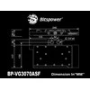 BitsPower Bitspower Classic Asus RTX 3070 TUF, ARGB - akrilas