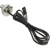 Bitspower plug with temperature sensor G1/4 inch female thread – 90 cm, shiny sidabrinis