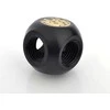 Bitspower adapteris T formos skirstytuvas 3x G1/4 colio IG – anglies juodumo