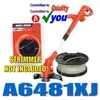 Black &amp; Decker Juodas &amp; Decker Pjovimo valas 10 m 1,5 mm. ST1823, GLC3630L,STC1820, ST5530, Juodas &amp; Decker