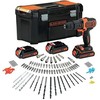 Black & Decker Juodas & Decker Juodas&DECKER BDCHD181B3A-QW