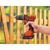 Black &amp; Decker Akumuliatorinio suktuvo/gręžtuvo BDCDD18N 18V korpusas, Juodas &amp; Decker
