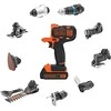 Black &amp; Decker Juodas &amp; Decker Vibracinis įtaisas MTOS4 Multievo™, Juodas &amp; Decker