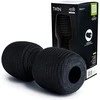 BLACKROLL® TWIN Masažinis volas, juodos spalvos
