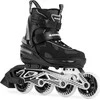 Riedučiai Blackwheels Flex Pro, reguliuojamas M dydis (34-37), juodos spalvos
