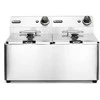Kitchen Line dvigubo maitinimo gruzdintuvė 7kW 230V 2 x 8L - Hendi 205839