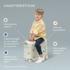 Kelioninis Stokke JetKids BedBox – vaikiškas lagaminas su lovos funkcija | Arctic Mėlyna