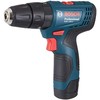 Akumuliatorinis smūginis gręžtuvas-suktuvas Bosch GSB 120-LI Professional, 12V 30/14Nm 2x2,0Ah