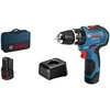 Bosch smūginis suktuvas - gręžtuvas GSB 12V-30 12V 2x2Ah