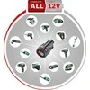 Bosch EasySander 12 (1x2,5ah) Multi šlifavimo mašina