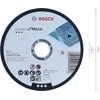 BOSCH METALINIS DISKAS 125 mm x 1,0 mm x 22 mm STANDARTINIS METALUI /100 vnt. KIBIRŲ