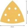 Bosch Delta šlif.pop.,medžiui C470,G120,50vnt.