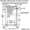 Bosch DWZ1IX1C6 „Clean Air Plus“ recirkuliacijos rinkinys, pradinė įranga