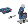 Bosch Akumuliatorinė rankinė freza GKF 12V-8, be akumuliatoriaus ir kroviklio
