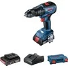 Bosch akumuliatorinis bešepetėlinis suktuvas - gręžtuvas GSB 18V-50, 2 x 2,0 Ah. 28/50 Nm