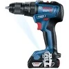 Bosch akumuliatorinis bešepetėlinis suktuvas - gręžtuvas GSB 18V-50, 2 x 2,0 Ah. 28/50 Nm