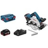 Bosch Akumuliatorinis diskinis pjūklas GKS 18V-57G, 2x4.0Ah, GAL 18V-40