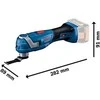 Daugiafunkcinis įrankis Bosch GOP 185-LI PROFESSIONAL; 18 V; 1x4,0 Ah akum.