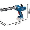 Bosch GCG 18V-310, C SOLO