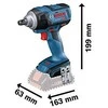 Bosch GDS 18V-300, LB be akumuliatoriaus ir kroviklio